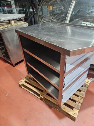 Mueble de barra de acero inoxidable