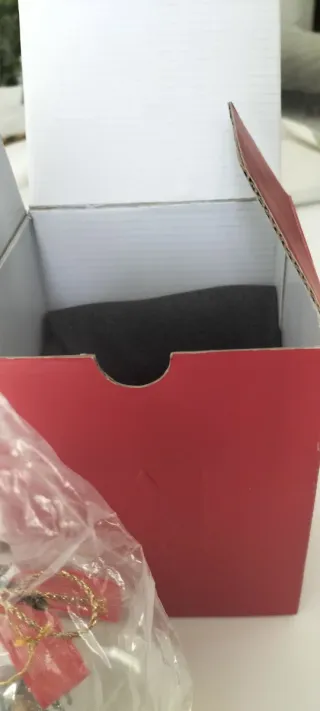 Sfera di Natale con Babbo Natale e slitta