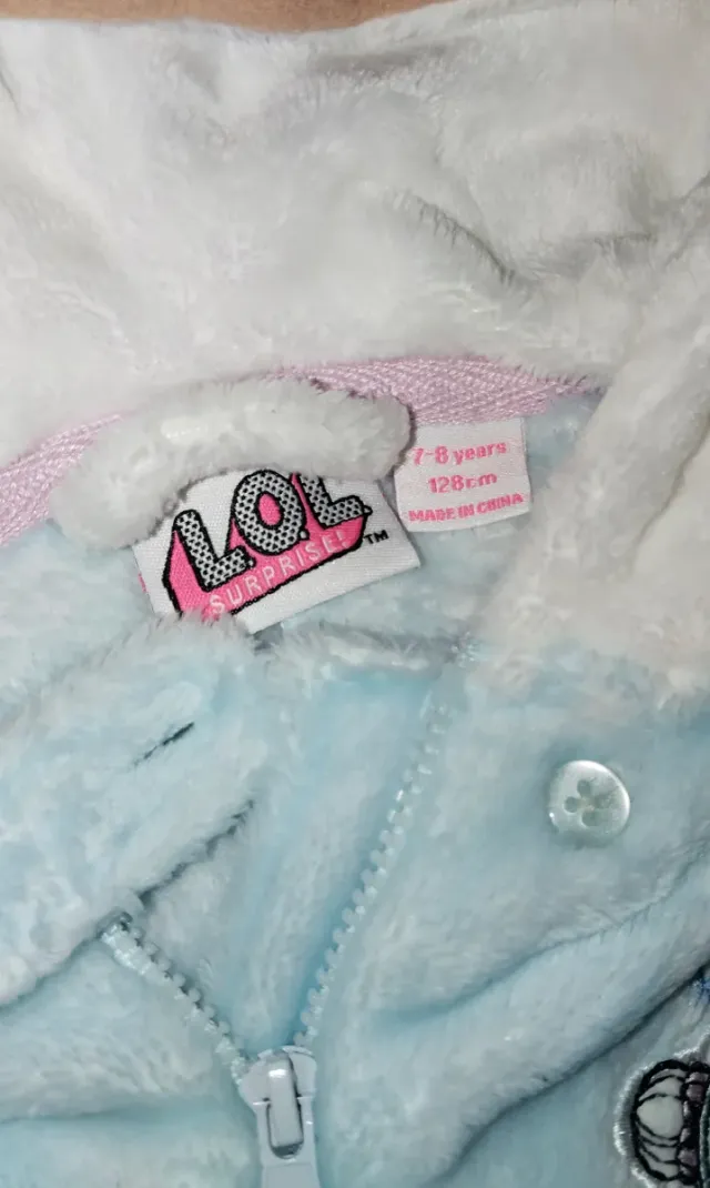 Pijama niña LOL Surprise azul y blanco Talla 7'8