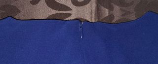 Vestido azul mujer mangas volantes