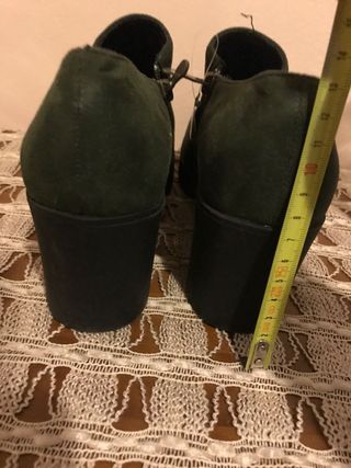 Botines verdes invierno talla 39