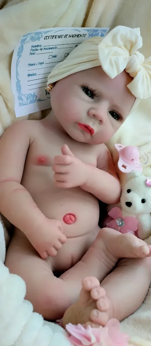 Bebé Reborn Silicona 49 cm