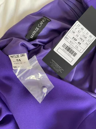 Vestido Matilde Cano Talla 44 Nuevo con etiqueta