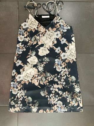Vestido fiesta verano Mango Talla M floral
