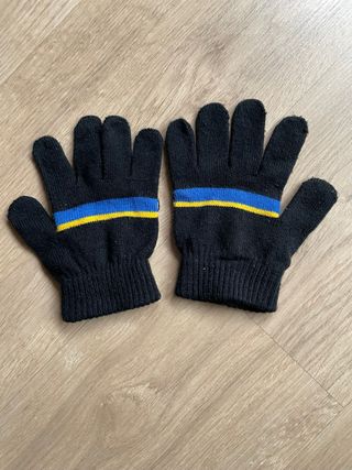 Guantes invierno niño/niña rayas. 16cm largo