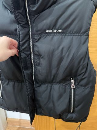 Chaleco acolchado negro