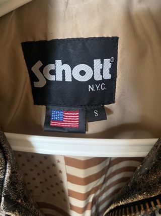 Cazadora de cuero piloto americano XS Schott