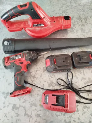 Soplador y atornillador de impacto