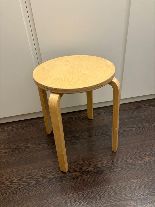 Dos Taburetes Ikea Frosta Madera