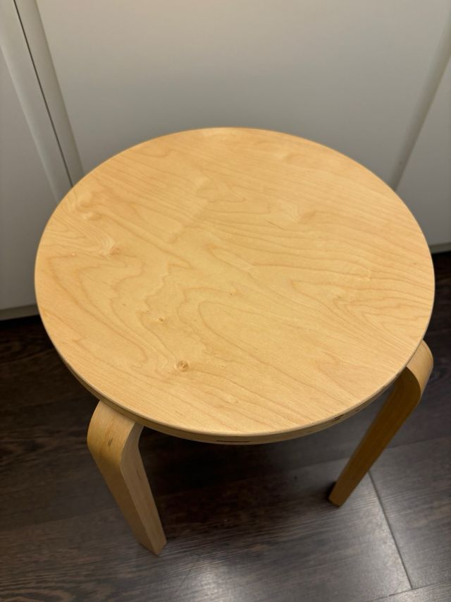 Dos Taburetes Ikea Frosta Madera