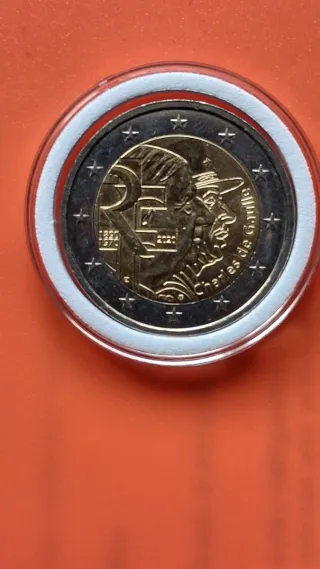 Moneda 2€ Carlos de Gaulle 1890-1970
