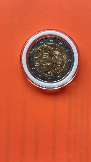 Moneda 2€ Carlos de Gaulle 1890-1970
