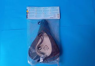 Funda de gel para sillín largo de bicicleta.