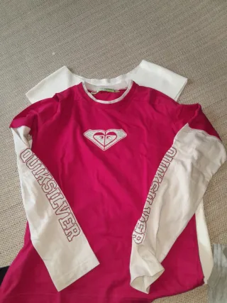 Lote 3 Camisetas Roxy Chica Talla 16,regalo 2 tous