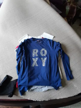 Lote 3 Camisetas Roxy Chica Talla 16,regalo 2 tous