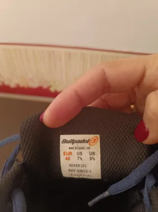 Zapatillas pádel Bullpadel Beker 22V Azul