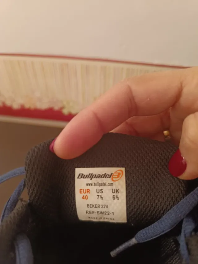 Zapatillas pádel Bullpadel Beker 22V Azul