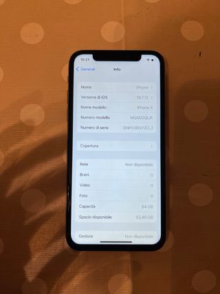 iPhone X 100% Salute Batteria!!
