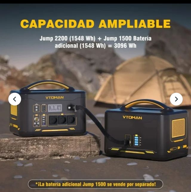 Estación de energía Vtoman 2200w ( 4400 w pico)