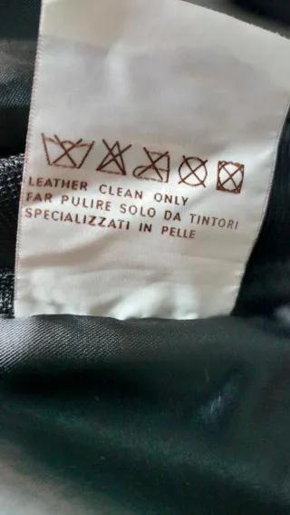 Chaqueta Belstaff Negra Cuero Moto