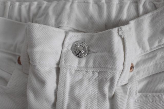 Falda vaquera blanca Mango