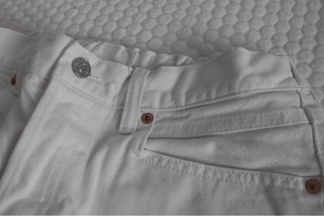 Falda vaquera blanca Mango