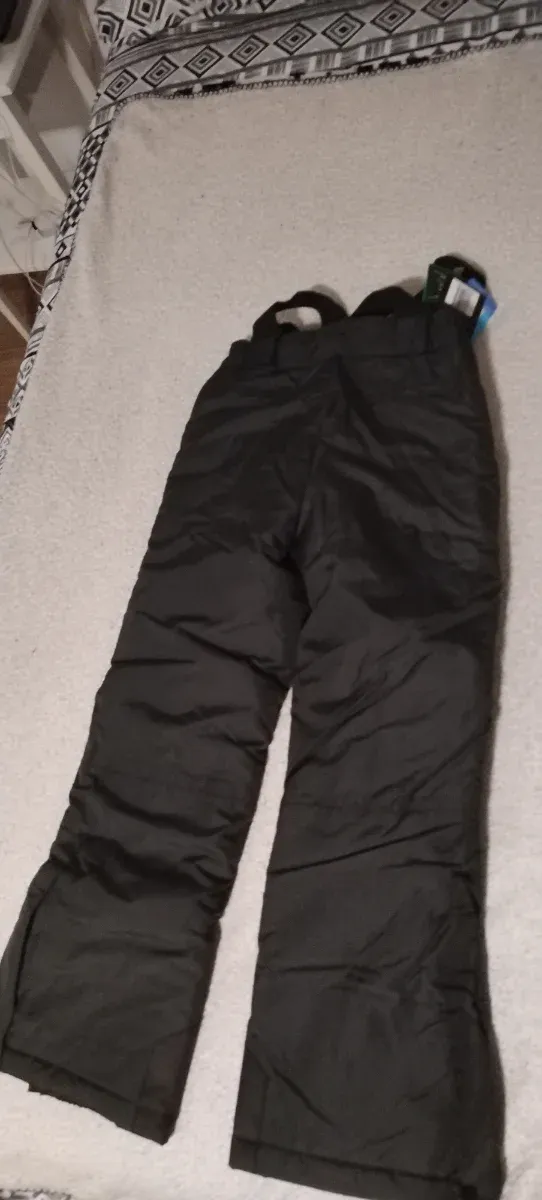 Pantalón de nieve infantil negro nuevo