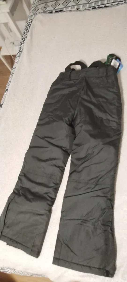 Pantalón de nieve infantil negro nuevo