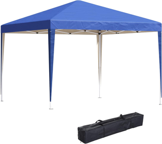 Gazebo 3x3 m Pieghevole Pop-up in Acciaio e Tessut