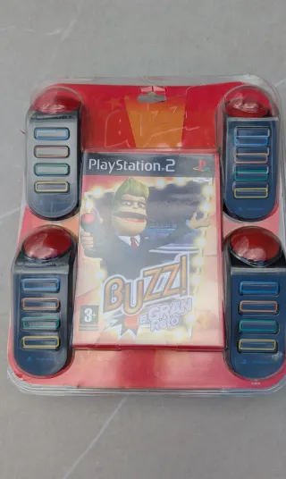 Buzz El Gran Reto PS2 + 4 Mandos