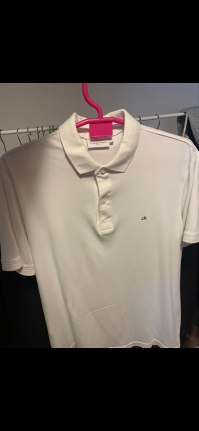 Polo Calvin Klein Blanco