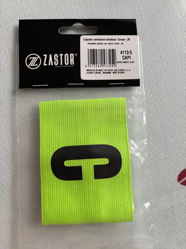Brazalete Capitán Zastor Verde JR