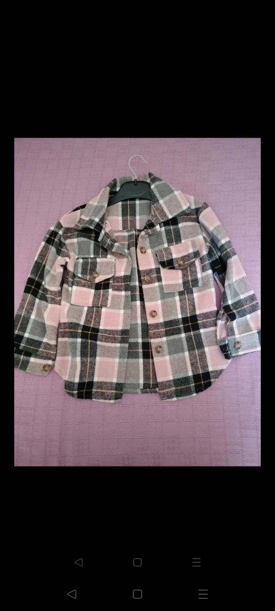 Chaqueta cuadros niña talla 8 años