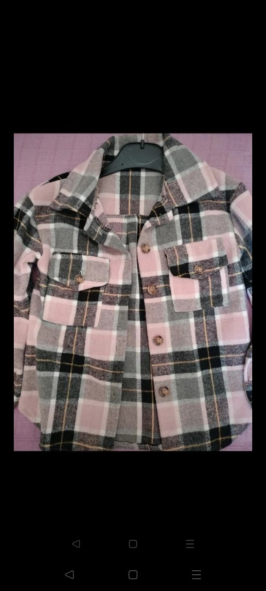 Chaqueta cuadros niña talla 8 años