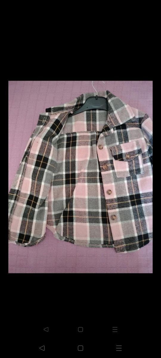 Chaqueta cuadros niña talla 8 años