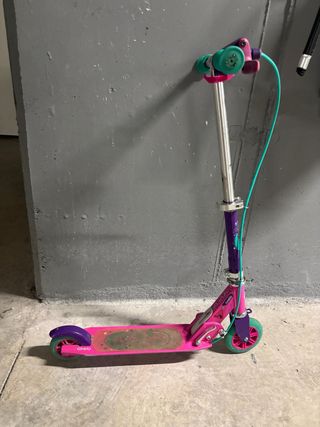 Patinete Oxelo rosa y morado