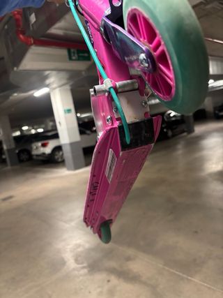 Patinete Oxelo rosa y morado