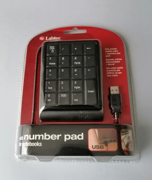 Teclado Numérico USB Labtec Negro