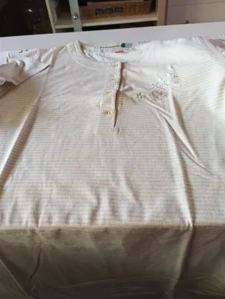 Camisón de algodón 100% con estampado