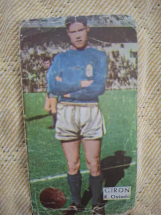 Cromo fútbol años 60 R. Oviedo