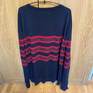 Jersey Náutica Rayas Hombre Azul/Rojo