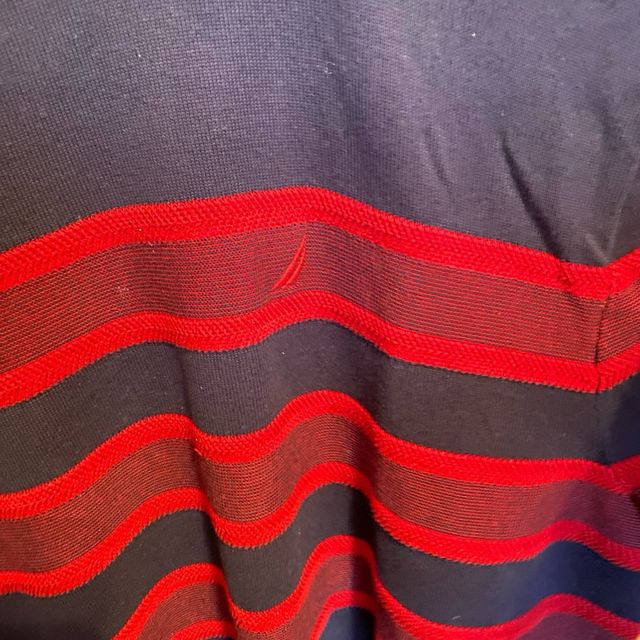 Jersey Náutica Rayas Hombre Azul/Rojo