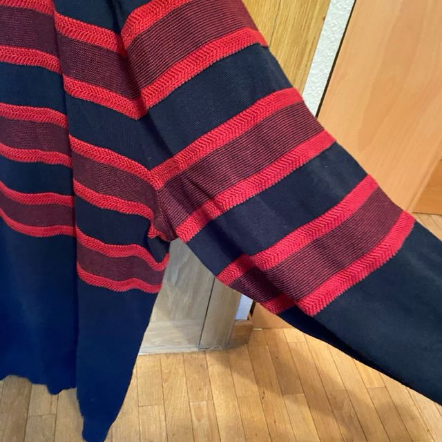 Jersey Náutica Rayas Hombre Azul/Rojo