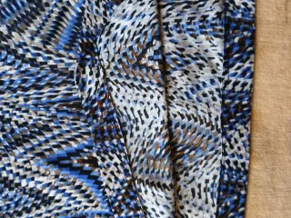 Vestido largo estampado manga corta