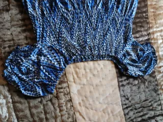 Vestido largo estampado manga corta