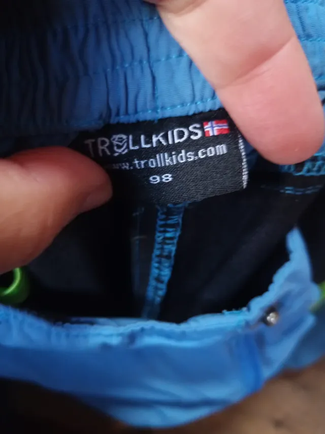 Lote pantalones montaña Trollkids T.92 y 98