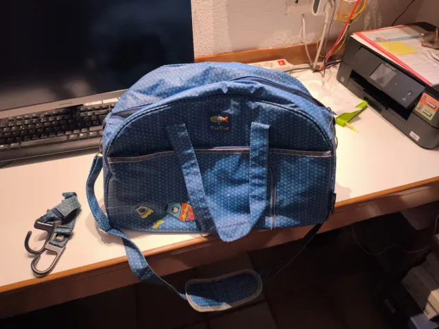 Bolsa carro paseo bebé Tuc Tuc, con sus ganchos