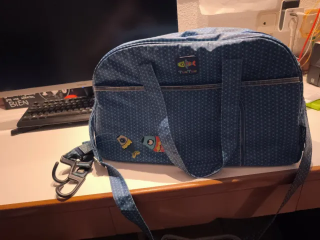 Bolsa carro paseo bebé Tuc Tuc, con sus ganchos