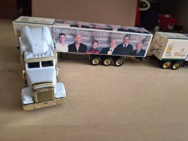 Dúo tráiler escala 1:87 Bitburger