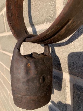 Campanaccio antico con collare